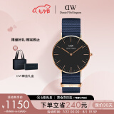 丹尼尔惠灵顿（DanielWellington）DW手表男女情侣表36mm尼龙带欧美石英腕表七夕礼物DW00100281