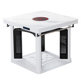 焱魔方25年新款电暖桌正方形电热桌电炉取暖桌烤火桌子家用多功能取暖器电烤桌升降电暖炉烤火炉取暖炉 T8 80带烹饪+变频节能+超强节能烘衣三大模式