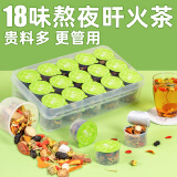 岷农人 人参菊花枸杞决明子茶510g(30罐）蒲公英金银花桑葚黄精熬夜必备养护甘组合养生茶肝茶三伏天伏湿茶