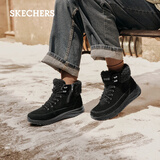 斯凯奇（Skechers）女登山靴高帮靴雪地靴144770 全黑色/BBK 38 