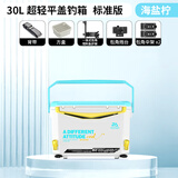 一帆精工30L钓箱全套2024新款超轻大容量钓鱼装备加厚钓鱼箱可坐 30L 【海盐柠/标准款】包角四件套/右手