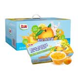 都乐（DOLE）复合果汁黄桃水果杯113g*2*6杯水果罐头 方便食品休闲零食