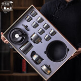 悟茗堂原矿紫砂宜兴整套功夫茶具套装泡茶壶茶杯商务伴手礼品高档礼盒