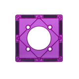 MAG-WISDOM管道磁力片补充装正方形磁性拼插玩具吸铁石积木交通轨道小球小车 圆孔正方形