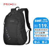 米熙mixi休闲运动双肩包女大容量旅行背包14英寸电脑包M5005-20吋黑色