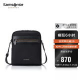 Samsonite/新秀丽单肩包商务牛皮斜挎包男士胸包腰包大容量 45Q*09017