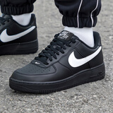 耐克（NIKE）男鞋官方舰店 2025夏季新款空军一号AF1板鞋厚底休闲鞋 黑白/空军一号/厚底显高 41