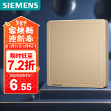 西门子(SIEMENS)开关面板 空白面板 86型盖板 致典日曜金