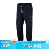 耐克（NIKE）男运动裤 春秋针织束脚休闲裤 舒适休闲 CK6366-010 黑 L