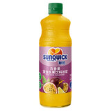 新的Sunquick浓缩果汁840ml 水果浓缩橙子柠檬芒果原浆商用奶茶店冲饮 百香果840ML