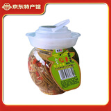晶梦园莼菜湖北恩施利川特产高山酸辣剁椒味纯菜坛装开盖即食500g/坛