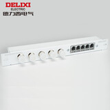 德力西（DELIXI）弱电箱光纤信息箱多媒体集线箱  一体式电视电话模块