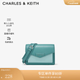 CHARLES&KEITH包包女包单肩包斜挎包信封包女CK2-80680780-1 Teal蓝绿色 S