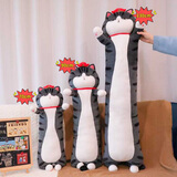 吾皇猫公仔猫咪毛绒玩具陪睡超大玩偶娃娃生日38送女神节礼物夹腿长条抱 吾皇长条130cm 常规