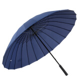 美度（MAYDU）加大可定制雨伞直杆长柄晴雨伞女防风双人雨伞M5003蓝色