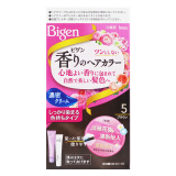 Bigen美源（Bigen）染发剂日本进口植物花果香遮盖白发焗油膏染发霜 5号棕色