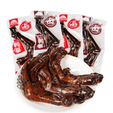 鱼山鱼海鸭掌卤鸭掌香辣黑鸭味独立小包装湖南特产黑鸭爪鸭脚零食 鲜卤鸭掌随机混合30g左右每包 250克