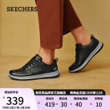 斯凯奇（Skechers）男鞋春季商务皮鞋舒适板鞋休闲鞋防滑运动工作鞋210835情人节礼物