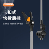 佳钓尼（JIADIAONI）支架后挂鱼竿炮台架后挂竿架天线架杆防滑渔具配件垂钓用品 套式后挂[适用手把直径21.5-23] 防滑
