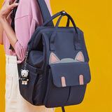 微光里妈咪包双肩包轻便大容量手提包多功能母婴妈妈包书包背包女双肩包 多功能大容量妈咪包【蓝色】