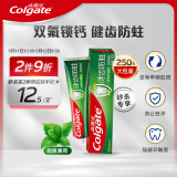 高露洁（Colgate）全面防蛀超爽薄荷味牙膏大容量250g 强健牙釉质清新口气