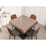 阿特克比麻将机盖板加厚1.5通用木质麻将桌桌面餐桌桌面板正方形 1.5加厚94香槟色盖板正方形