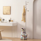 熊猫春秋落地挂衣架儿童卡通卧室床边挂衣服架子创意挂包架不占空间衣帽架 彩色熊款