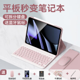 法普拉适用oppopadair2平板键盘保护套pad2全包11英寸2024新款一加pro12.1英寸平板电脑11.6英寸保护壳 【淡雅粉+键盘+鼠标】 OPPO Pad 11英寸