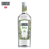 卢布斯基果味金酒杜松子酒草莓蓝莓柑橘味波兰原装进口洋酒LUBUSKI琴酒 卢布斯基植物学+金酒 500mL 1瓶
