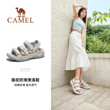 骆驼（CAMEL）2024夏季新品户外魔术贴凉鞋男女溯溪涉水速干沙滩鞋F24B162020