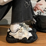 回力女鞋冬季登山鞋厚底加绒老爹鞋棉鞋4518 米/黑 39/尺码偏大半码