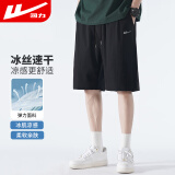 回力（Warrior）短裤男夏季冰丝五分裤男宽松运动裤潮流裤子男速干休闲裤