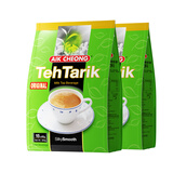 益昌老街（AIK CHEONG OLD TOWN） 速溶香滑奶茶粉冲调饮品 南洋风味 马来西亚进口 15包600g*2袋