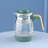 小壮熊（XIAOZHAUNGXIONG）【配件单壶】婴儿恒温调奶器热水壶家用加厚玻璃全安堂通用配件 墨绿壶1300ml（匹配非原装） 小壮熊安全堂专用壶