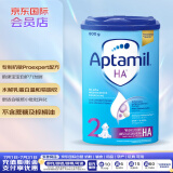 爱他美（Aptamil）德国适度半水解婴儿特殊配方奶粉HA 2段(6个月以上)800g