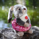 TRUDI公主裙野兔公仔毛绒玩具兔兔玩偶生日礼物情人节礼物送女友27cm