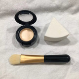 毛戈平美妆（MAOGEPING BEAUTY）毛戈平高光膏小样哑光粉膏遮泪沟法令纹黑眼圈遮瑕脸部提亮高光粉 毛戈平高光膏 1克 送刷+海绵