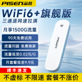 品胜随身wifi【送1500G】移动路由器4G无线网卡免插卡无限便携式宽带户外车载USB笔记本上网宝2024款 【S8】三通道WiFi6+可插卡+电竞/大流量推荐