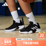 adidas PRO BOUNCE团队款实战篮球运动鞋男子阿迪达斯官方FW5747 黑/白 48(295mm)推荐选大半码