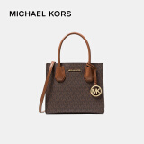 迈克.科尔斯（MICHAEL KORS）mk女包 Mercer风琴包手提单肩斜挎包 中号35S1GM9M2B BROWN