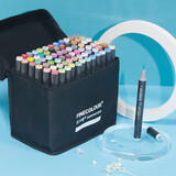 法卡勒（FINECOLOUR）四代马克笔动漫72色套装软头酒精油性双头学生水彩笔绘画手绘设计美术写生水彩笔美育