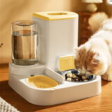 疯狂的主人猫咪自动喂食器饮水机一体猫碗猫食盆狗吃饭喝水猫粮机