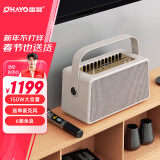 雷登（OHAYO）E30家庭KTV音响套装卡拉ok机手机练歌户外广场舞小型点歌机HiFi唱歌机录音直播监听蓝牙乐器音箱