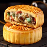 修师傅【到手两斤10个】老伍仁味大月饼传统老式月饼中秋月饼批发糕点心 二斤装（100g*10包）