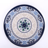 炫依酷隔热垫青花杯垫锅垫碗垫密胺仿瓷树脂餐垫盘垫锅垫餐垫杯垫 古典青花2个装