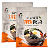 小伙子芝麻拌饭海苔碎韩国料理炸拌石锅拌饭即食寿司饭团紫菜400g 拌饭海苔400g*2包