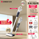 志高（CHIGO）无线手持吸尘器家用大吸力大功率车载随手吸 升级无刷电机+外置电池*2+滤芯5