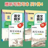 墨点字帖 语文同步写字课课练 八年级上下册 视频版 初中生人教版同步练字帖 荆霄鹏楷书字帖