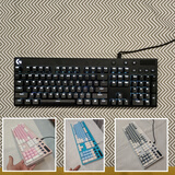 罗技正品罗技G610樱桃青轴红轴茶轴二手机械键盘支持罗技GHUB驱动 黑色 原线 红轴