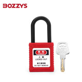 BOZZYS工程尼龙绝缘通开1把钥匙安全挂锁38*6mm防磁防爆电气开关锁定能量隔离安全锁具 BD-G11KA